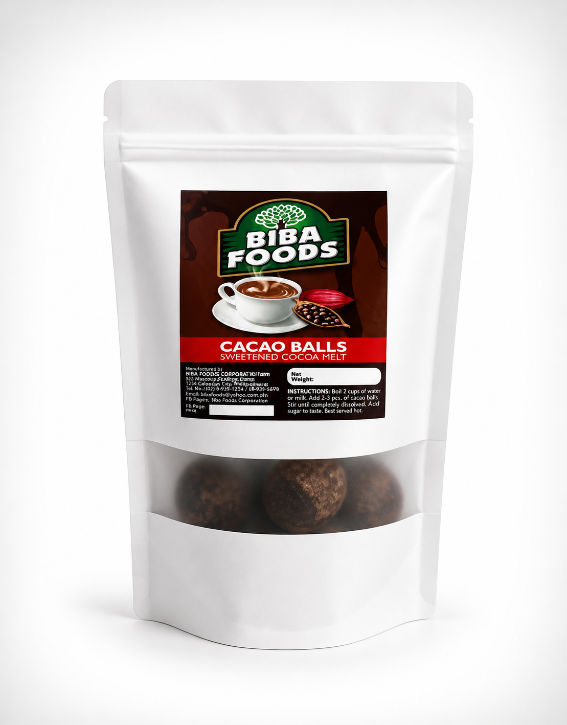 BIBA Foods Cacao Balls