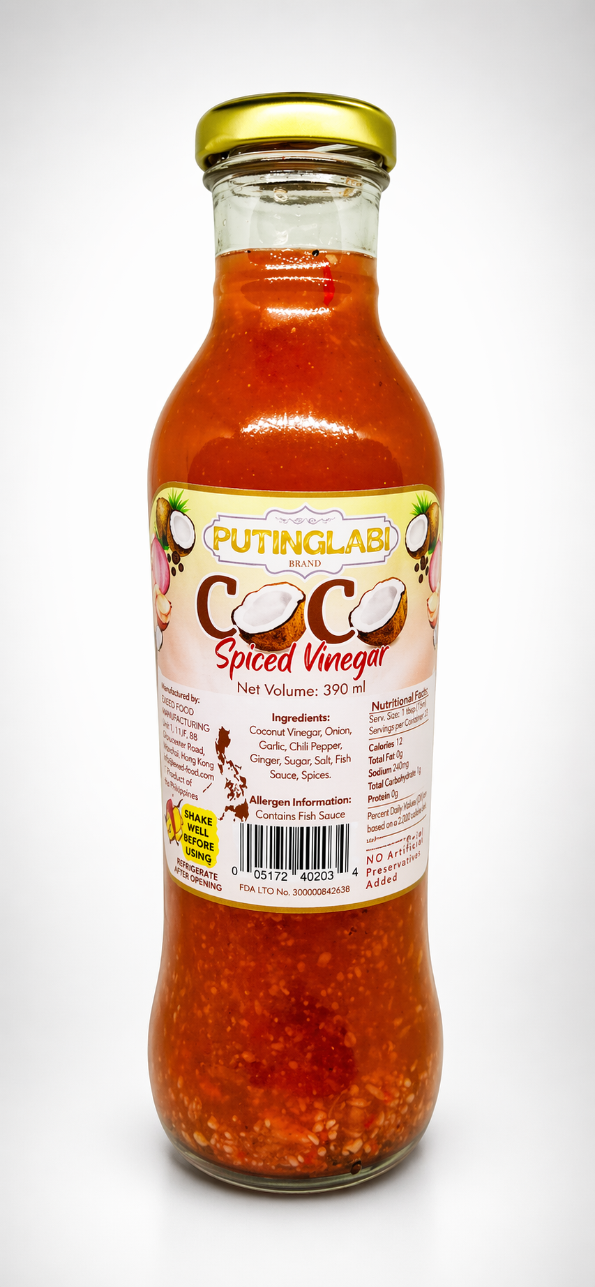 PutingLabi Coco Spiced Vinegar