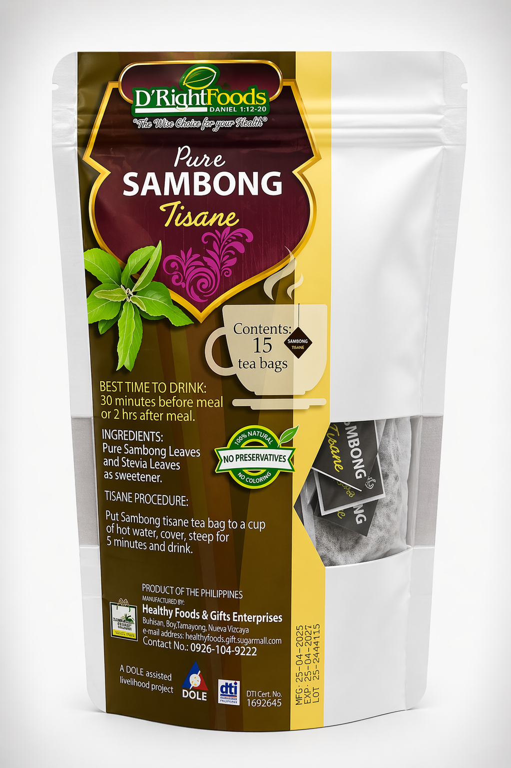 Pure Sambong Tisane