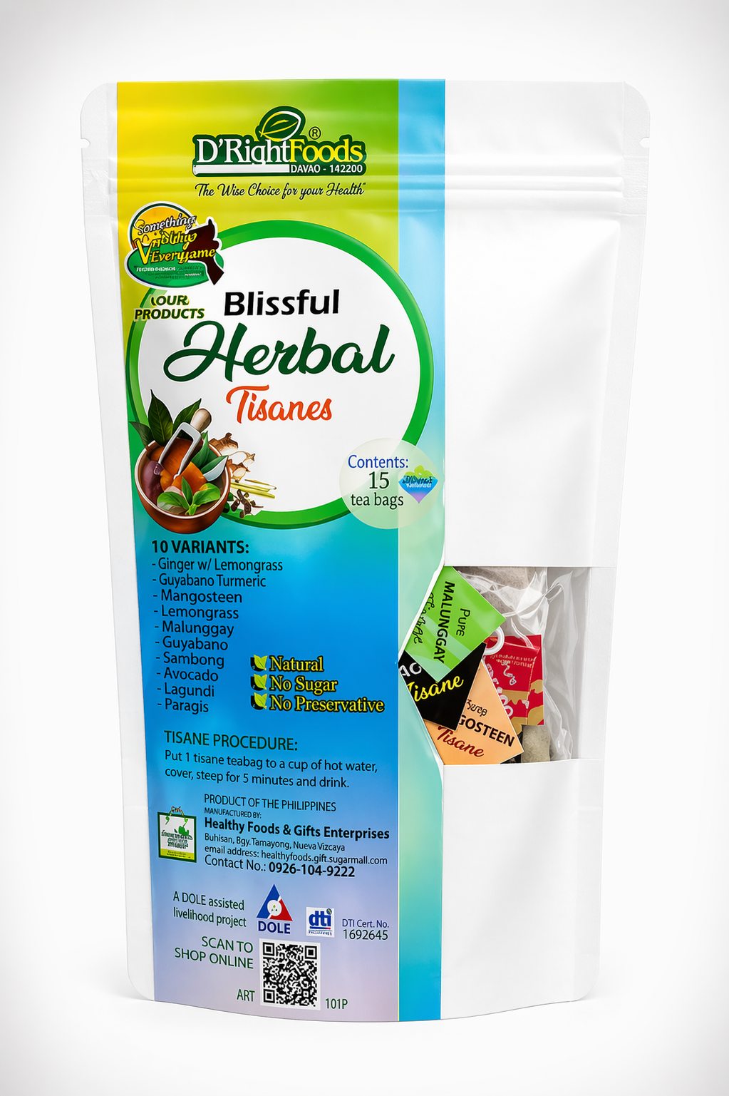 Blissful Herbal Tisanes