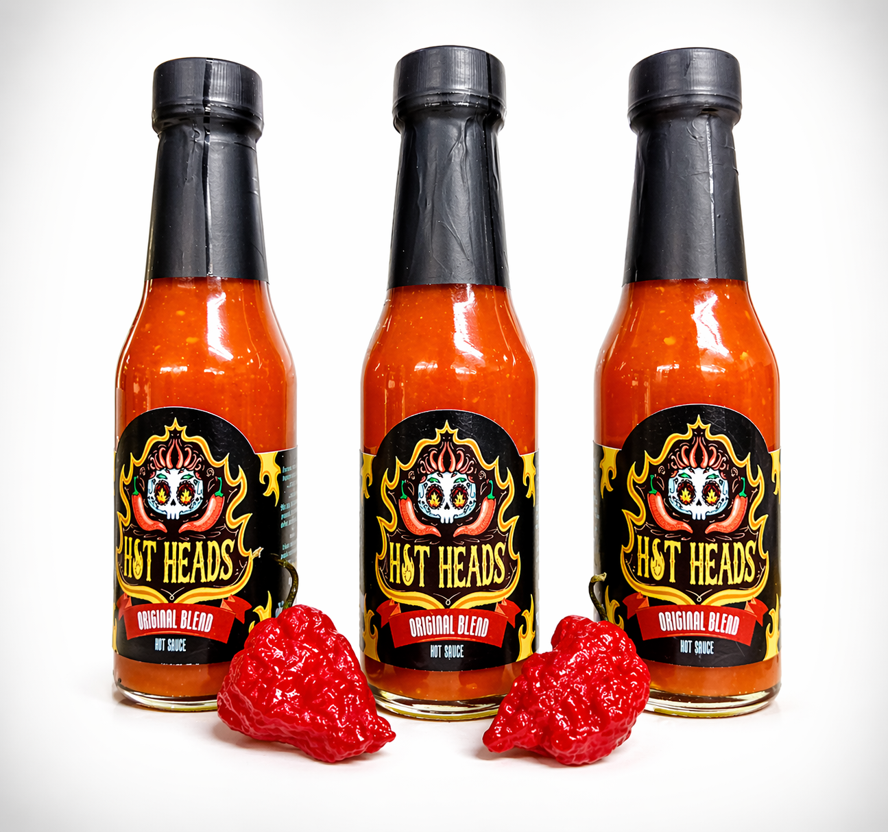 Hot Heads Original Blend hot sauces