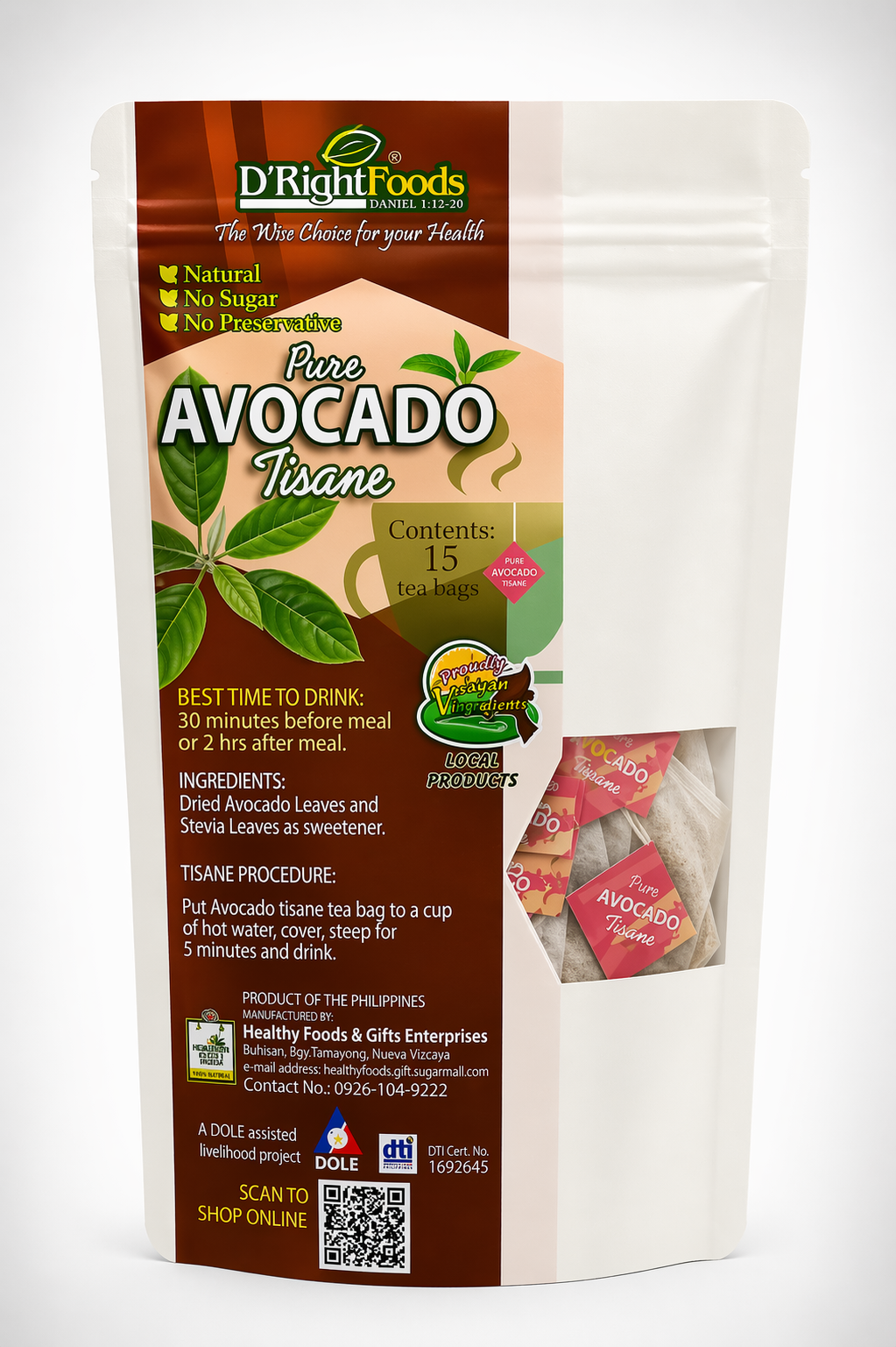 Pure Avocado Tisane